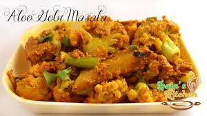 Aloo Gobi Masala Recipe Restaurant Style Indian Vegetarian Recipe In Hindi Lata S Kitchen Youtube