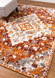 Southwestern Rug Diamond Rug Modern Rug Gray Orange Rug Living Room Rug Sale Modern Rugs Grey Rugs In Living Room Southwestern Rug