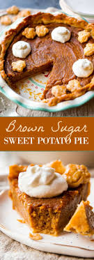 Homemade Sweet Potato Pie Made With Dark Brown Sugar 2 Sweet Potatoes And Cinnamon Spi Homemade Sweet Potato Pie Sweet Potato Pie Brown Sugar Sweet Potatoes