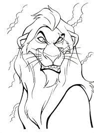 Disney Villain Coloring Pages Coloring Disney Page Villain Lion Coloring Pages Lion King Drawings Horse Coloring Pages