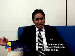Tan sri halim bin saad malezyalı bir işadamıdır. Young Corporate Malaysians 2009 Ybhg Tan Sri Halim Saad Interview Youtube