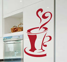 kitchen cup wall sticker tenstickers