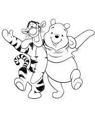 Learn about famous firsts in october with these free october printables. Best Friend Pooh And Tigger Coloring Page Free Printable Coloring Pages For Kids