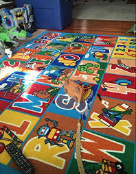 Evolve the kid's room into a modern oasis with 5x8 kids rugs. Kids Rug Abc 1 Numbers Alphabet Educational Area Rug 5x7 Approx 4 11 X 6 10 Non Slip Gel Backing Pricepulse