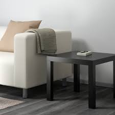 Separate shelf for magazines, etc. Lack Side Table Black 22x22 55x55 Cm Ikea