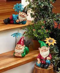 ( 4.9) out of 5 stars. Solar Powered Gnomes Garden Statues Patio Accessories And Decor Ebay Garden Gnomes Statue Garden Statues Gnome Garden