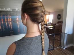 The french braid is not only a beautiful hairstyle but is also a practical one as it keeps your hair away from your face. The Easiest Way To French Braid Your Own Hair Youtube