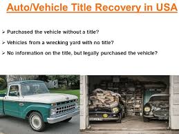 If the vehicle's title is not in your name, you should avoid selling it to avoid fines and/or jail time. Have You Inherited A Vehicle With No Title Ppt Download