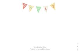 Hochzeitseinladungen verlobungsfeier einladungen save the date änderung der hochzeit. Dankeskarten Hochzeit Wimpelkette Rosemood