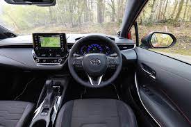 The height is indicated without the external antenna and with or without roof bars according to the most usual configuration. Toyota Corolla Touring Sports Interior Comfort Drivingelectric