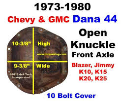 Chevy Dana 44 Front Axle Buy 1973 To 1981 Gm Danna 44