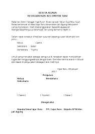 Kelompok tani ini berbentuk komunitas/perhimpunan. Doc Berita Acara Etyk Kurniasari Academia Edu