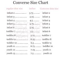 converse shoe size chart for toddlers bedowntowndaytona com