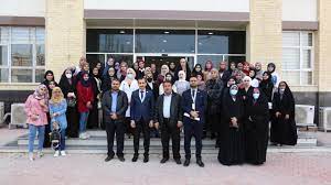 وفد كلية التربية للبنات جامعة الكوفة يزور جامعة الكفيل