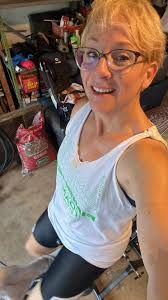 split workout routine with bike trainer and evening run