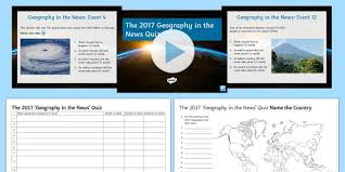 Test your christmas trivia knowledge in the areas of songs, movies and more. The 2017 Geography In The News Quiz Pack