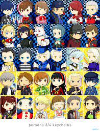These Chibi Versions Of The P3 And P4 Characters Are So So Cute 3 Made By Shihfu Of Deviantart Not Me Persona 4 Persona Chibi