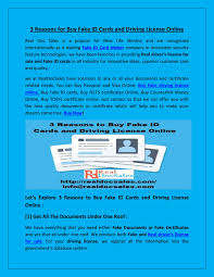 We've been delivering fake id faster than anyone else for the last 20 years. 3 Reasons To Buy Fake Id Cards And Driving License Online By Real Doc Sales Issuu