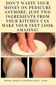 Don T Waste Your Money On Pedicure Anymore Just Two Ingredients From Your Kitchen Can Make Your Feet Look Am Diy Pedicure Homemade Pedicure Callus Remover Diy