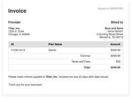 How To Create A Pdf Invoicing Web Application Pdf Library Developers