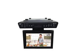 Great savings & free delivery / collection on many items. Refurbished Sylvania Skcr2706bt 10 2 Under Cabinet Kitchen Tv With Built In Dvd Player Newegg Com