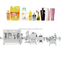 Automatic Shanghai Floor Liquid Cleaning Cleaner Bottle Filling Capping  Labeling Machine