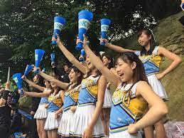 平成28年6月5日 ホッケー部男子応援 チアリーディング チアリーダーの写真 チアガール