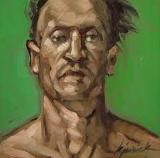 A Painting Today: "100 Faces, No. 57"