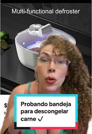 Probando bandeja para descongelar carne de Tiktokshop #tiktok #tiktokshop  #tiktokshopfinders #tiktokshopping #dealsfordays #consejodeseñora #defrost