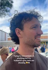 Husband Looking Better with Salt and Pepper Hair