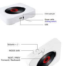 This video description contains affiliate links, which means that if you click on one of the product links, i'll check out products related to the best portable cd player with bluetooth and see the review of these products what customers say about the best. Wall Mounted Bluetooth Cd Player Remote Control Built In Hifi Bluetooth Portable Home Audio Eu Us Plug China Cd Player And Wall Mounted Cd Player Price Made In China Com