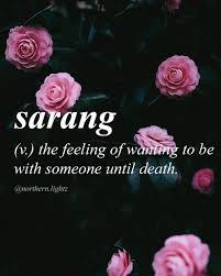 Love In Korean One Word Quotes Uncommon Words Word Definitions