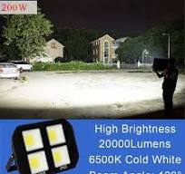 4 Pack 200W LED Flood Light Outdoor Billboard Spotlight ...