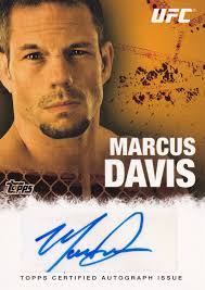 Marcus Davis Signed 2010 Topps UFC Autographs Card FA-MD 69 72 75 80 85 89  93 99
