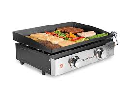 Amazon Com Blackstone Tabletop Grill 22 Inch Portable Gas Griddle Propane Fueled 2 Adjustable Burners Rear Grease Tr Propane Griddle Griddles Cooking