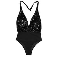 Amazon Com Hot Women Sexy Sequined Swimwear Goodlock