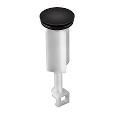 Whether it's time to replace a sink drain or you're installing a sink drain for a bathroom renovation, lowe's has the sink drain parts you need for the job. Moen Pop Up Drain Stopper In Matte Black The Home Depot Canada
