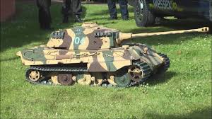The tiger ii, which the germans called the king tiger, first saw action on the eastern front in may 1944. Rc Model Of King Tiger Tank Youtube