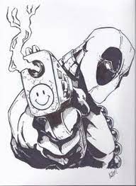 I have a few more lessons coming your way starting with this on how to draw miguel from coco chibi style. Resultado De Imagen De Pen Drawings Deadpool Deadpool Drawing Deadpool Art Character Drawing