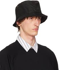 ファッション雑貨・小物その他 JACQUEMUS LE BOB OVALIE Le Bob Ovalie bucket hat in black
