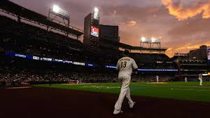 San Diego Padres players at Petco Park during a major MLB labor debate