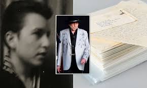 Trove of Bob Dylan love letters from his adolescence for sale starting at  $250K