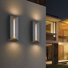 Folds Tall Indoor Outdoor Led Wall Sconce Modern Outdoor Lighting Contemporary Outdoor Wall Lights Led Wall Sconce