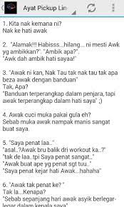 Kini, trend memikat teman lelaki mahu pun teman wanita menggunakan pickup line semakin berleluasa. Ayat Pickup Line Malaysia Fur Android Apk Herunterladen