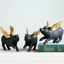Flying Pig Home Furnishing European Garden Wall Decoration Room Wall Decoration Indoor Wall Hanging Pendant Resin Resin Pendant Resin Wall Hangingresin Pig Aliexpress