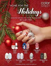 Magical Holiday Nails With Color Street Direct Sales And Home Based Business Entrepreneurs Memb Christmas Nail Art Holiday Nail Art Christmas Nail Art Winter