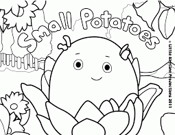 You can download free printable potatoes coloring pages at coloringonly.com. Erica Kepler Small Potatoes Coloring Pages Coloring Home