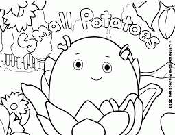 You can even make a handle by carving out the top of the potato stamp. Erica Kepler Small Potatoes Coloring Pages Coloring Home