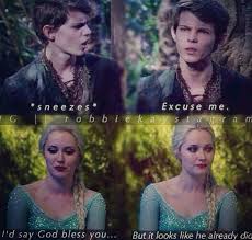 Peter Pan Elsa Oncers Once Upon A Time Peter Pan Peter Pan Imagines Once Upon A Time Funny