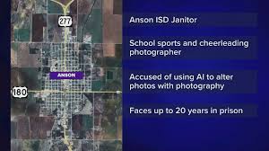 Texas janitor allegedly created child porn with students faces by using AI